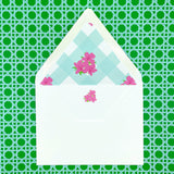 Azalea Card Set with lined envelopes