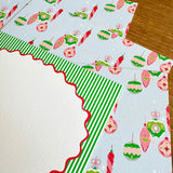 Petite Holiday Notecard Set, non-personalized | ornaments