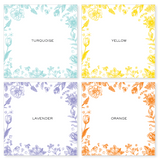 Garden Floral Notepad // two sizes