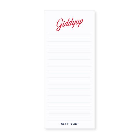 Slim Notepad | giddyup, non-personalized
