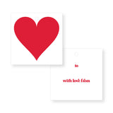 Heart Gift Tag // non-personalized