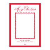Scallop Frame // holiday card