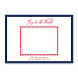 Scallop Frame // holiday card
