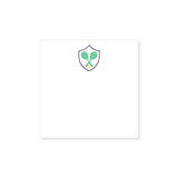 5.5" Square Notepad | tennis crest, non-personalized