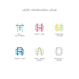 Gift Tag // intertwined monogram