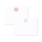 4.25x5.5" Notecard // three-letter intertwined monogram