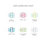 Three-letter Intertwined Monogram Notepad // 2 sizes