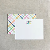 Petite Notecard Set, non-personalized | happy happy