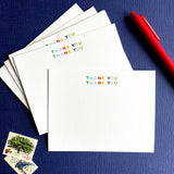 Thank You Notecard Set // non-personalized