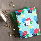 Custom Spiral Notebook // DIY wide stripes (two sizes)