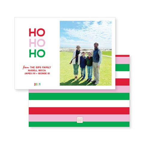 Ho Ho Ho // holiday card