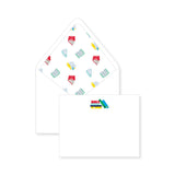 Library Books Card Set with lined envelopes