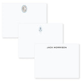 Masculine Collection // Notecard with name or monogram