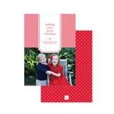 Mini Stripe + Frame // holiday card