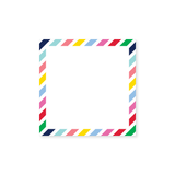 5.5" Square Notepad | stripes, non-personalized