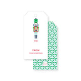 Large Holiday Gift Tag | nutcracker