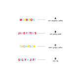 Slim Notepad | block letters