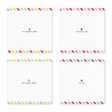 5.5" Square Notepad | stripes