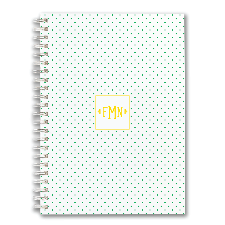 Custom Spiral Notebook // DIY swiss dots (two sizes) – Spice Paper