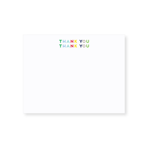 Thank You Notecard Set // non-personalized