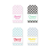 Cheers Hang Tag // trellis