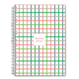 Custom Spiral Notebook // windowpane (two sizes)