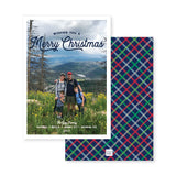 Wishing You Winter Plaid // holiday card