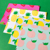 Peach Notecards // two sizes