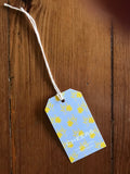 "Cheers" Hang Tag with String | floral {6 color options}