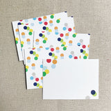 Petite Notecard Set, non-personalized | confetti
