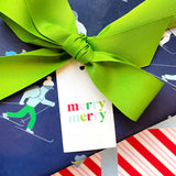 Holiday Gift Tag, non-personalized | merry merry