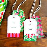 Holly Gift Wrap Bundle (paper, tags + ribbon)