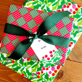 Holly Gift Wrap Bundle (paper, tags + ribbon)