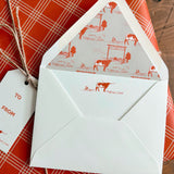 Longhorn Card Set with lined envelopes
