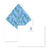 Bluebonnet Notecard Set with Lined Envelopes // personalized