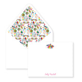 Otomi Notecard Set with Lined Envelopes // personalized