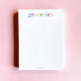 5.5x7.5" Notepad | groceries