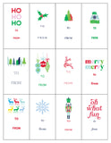 Holiday Gift Stickers  // 48 stickers