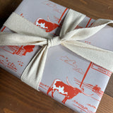 Longhorn Gift Wrap Sheets