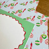 Petite Holiday Notecard Set, non-personalized | ornaments