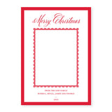 Scallop Frame // holiday card