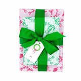 Reindeer Damask Gift Wrap Bundle (paper, stickers + ribbon)