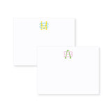4.25x5.5" Notecard // two-letter intertwined monogram