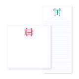 Two-letter Intertwined Monogram Notepad // 2 sizes