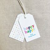 Happy Happy Gift Tag | personalized