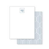 4.25x5.5 Notecard // hexagonal leaf