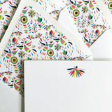 Otomi/Mexican Embroidery Card Set with lined envelopes