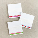 5.5" Square Notepad | ric rac, non-personalized