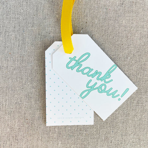 Thank You Gift Tag | non-personalized