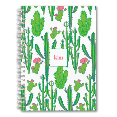 Custom Spiral Notebook // cactus(two sizes)